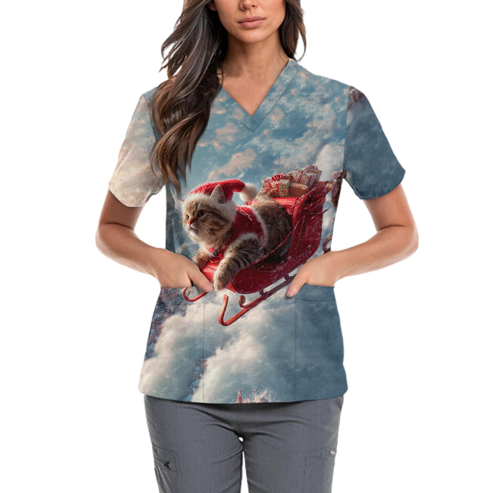 Женская милая блузка с принтом бантиков, рабочая одежда, V-образный вырез, двойной слой, карманы, базовая, с коротким рукавом, пуловер XXXXL синий
Женская милая блузка с принтом бантиков, рабочая одежда, V-образный вырез, двойной слой, карманы, базовая, с коротким рукавом, пуловер XXXXL синий