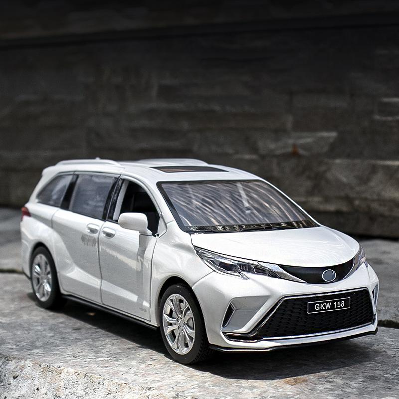 1:24 Sienna Granvia MPV Van, литые под давлением сплавы и игрушечный транспорт, металлическая игрушечная модель автомобиля, коллекция звуков и света, детские игрушки
1:24 Sienna Granvia MPV Van, литые под давлением сплавы и игрушечный транспорт, металлическая игрушечная модель автомобиля, коллекция звуков и света, детские игрушки