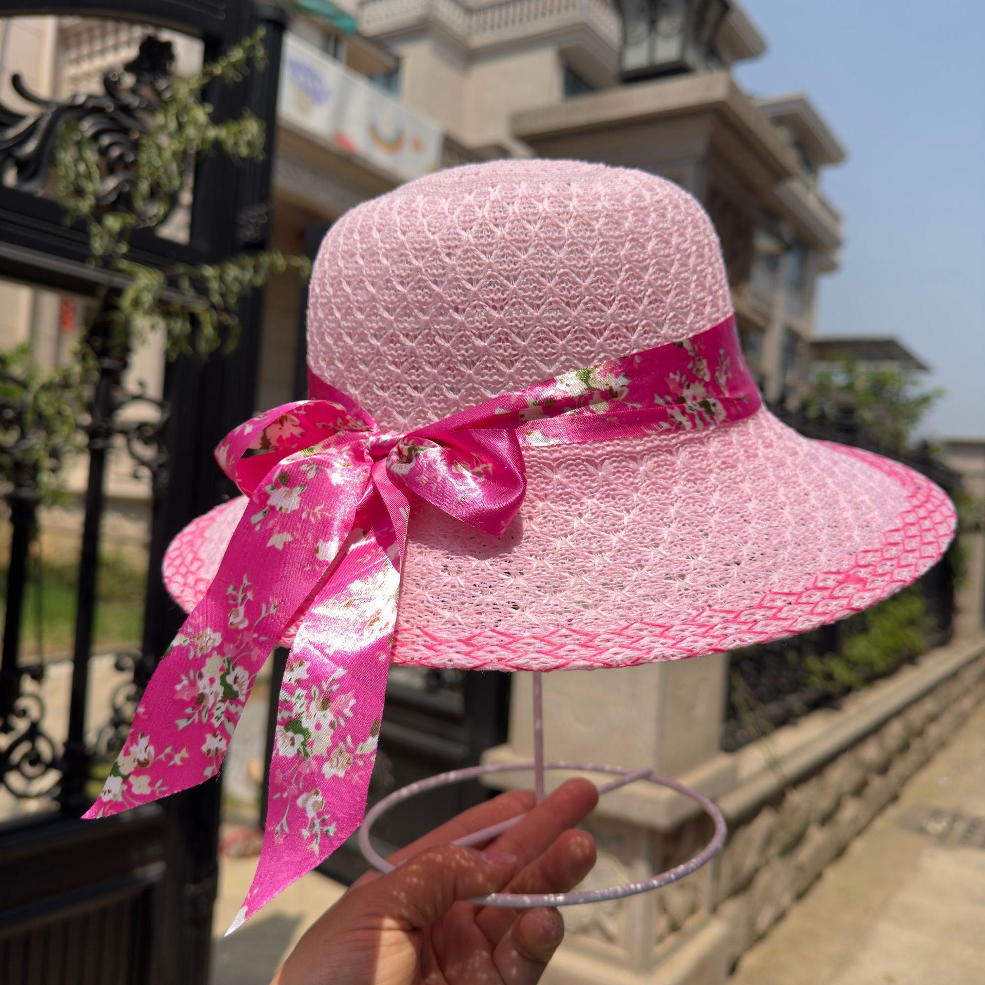 Ladies straw hat summer new sun hat, big brim knitted sun hat, outdoor sun protection beach hat cool hat children free size 58cm hat circumference рожевий
Ladies straw hat summer new sun hat, big brim knitted sun hat, outdoor sun protection beach hat cool hat children free size 58cm hat circumference рожевий