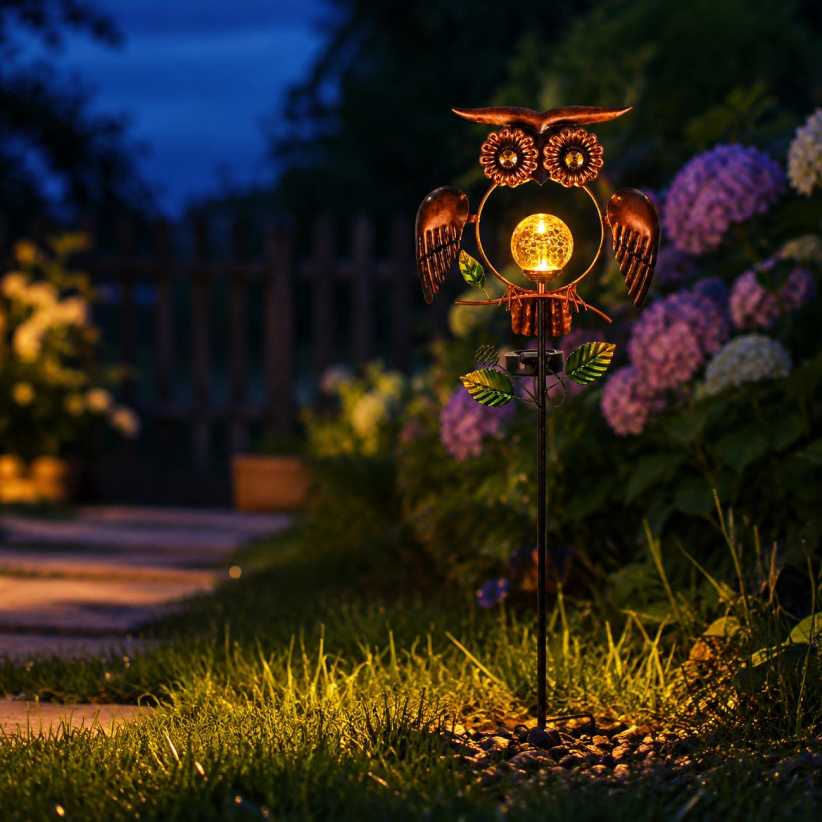 Solar Powered Metal Owl Lawn Light Garden Stake Decorative Outdoor Yard Lamp with LED Globe for Pathway and Patio Lighting one size жовтий
Solar Powered Metal Owl Lawn Light Garden Stake Decorative Outdoor Yard Lamp with LED Globe for Pathway and Patio Lighting one size жовтий