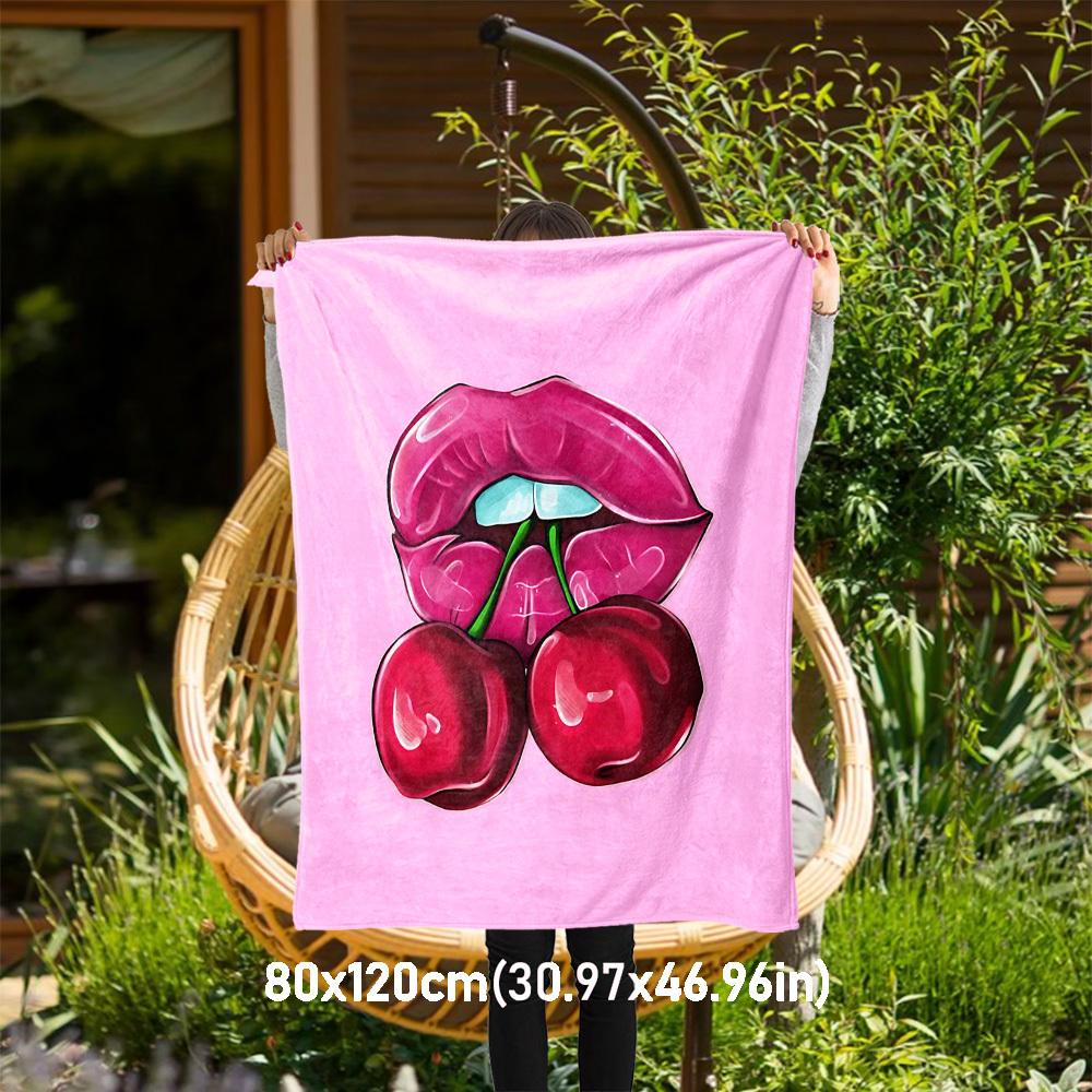 1pc Lips Cherry Outdoor Flannel Blanket Soft Warm All-Season Throw for Sofa Bed Car Camping Office, Cozy Gift Idea1122S 80x120cm(31x47inch)
1pc Lips Cherry Outdoor Flannel Blanket Soft Warm All-Season Throw for Sofa Bed Car Camping Office, Cozy Gift Idea1122S 80x120cm(31x47inch)