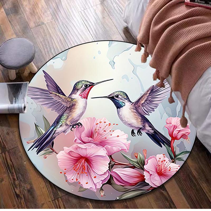 Hummingbird Circular Rug Office Decorative Carpet For Living Room Bedroom Door Mat Floor Carpet Computer Chair Area Rug Viking Theme Decor 80x80cm( 31x31in)
Hummingbird Circular Rug Office Decorative Carpet For Living Room Bedroom Door Mat Floor Carpet Computer Chair Area Rug Viking Theme Decor 80x80cm( 31x31in)