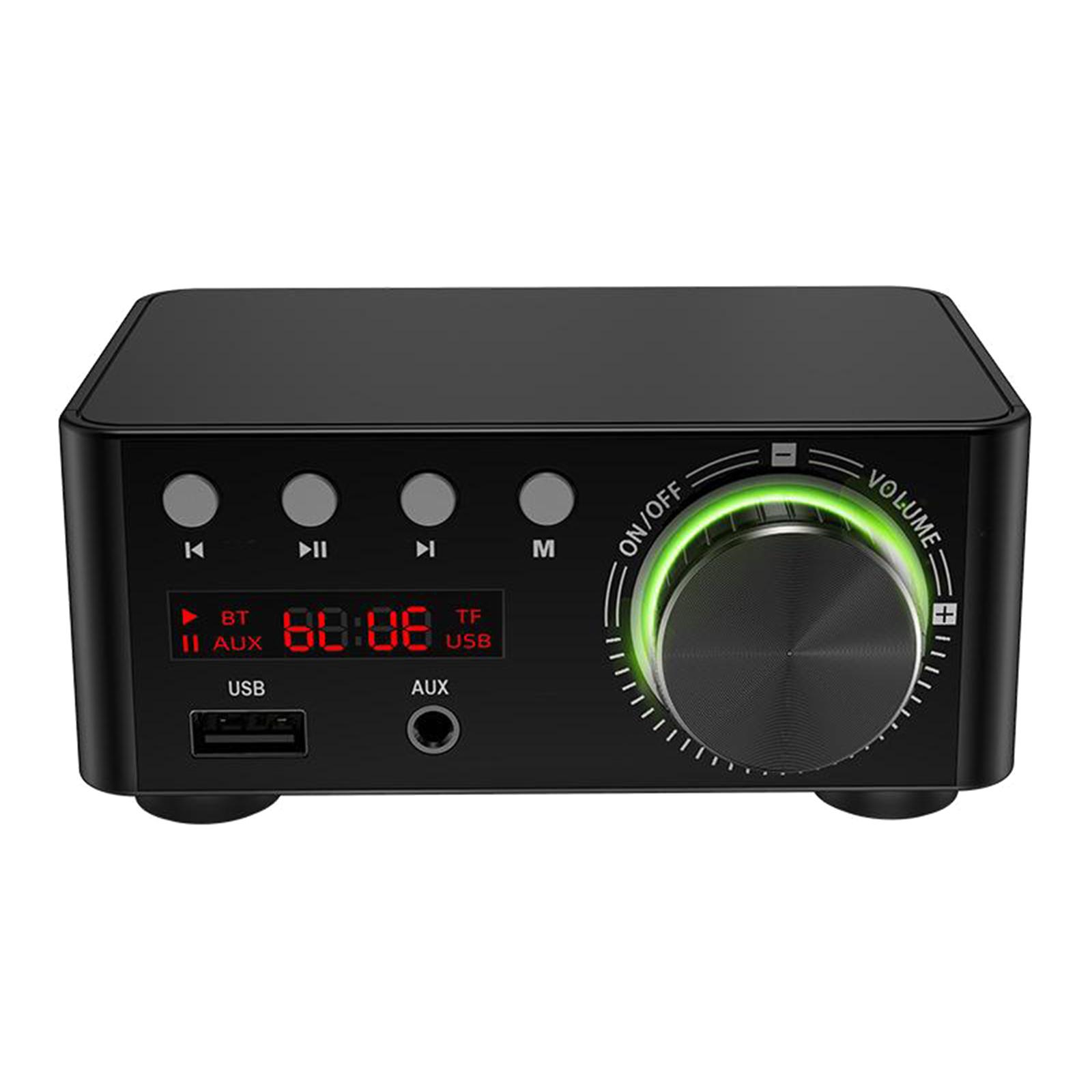 TPA3116 100W Bluetooth 5.0 Power Amplifier 2.0 Channel Receiver TF USB чорний
TPA3116 100W Bluetooth 5.0 Power Amplifier 2.0 Channel Receiver TF USB чорний