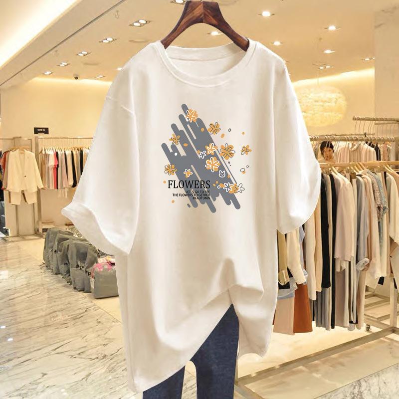 Black short-sleeved t-shirt women s 2025 summer new loose and thin fashion women s clothing design sense flower print top S
Black short-sleeved t-shirt women s 2025 summer new loose and thin fashion women s clothing design sense flower print top S