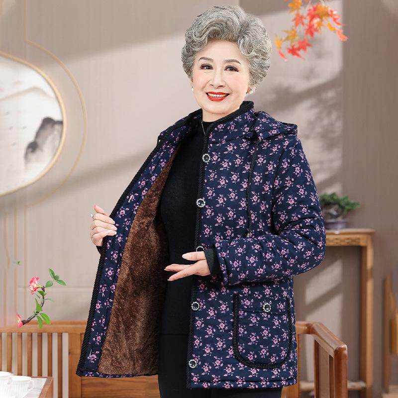 Women s Floral Hooded Winter Jacket - Thick Warm Cotton for Middle-Aged & Elderly 3XL (115-130 kg)
Women s Floral Hooded Winter Jacket - Thick Warm Cotton for Middle-Aged & Elderly 3XL (115-130 kg)