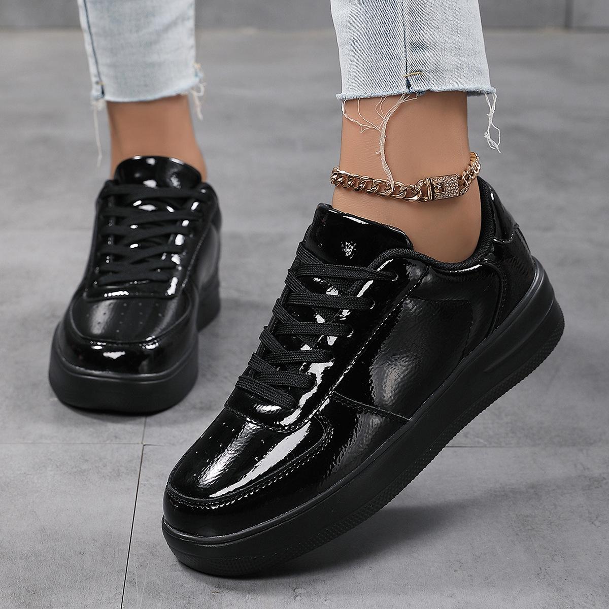 New breathable little white shoes, student trend versatile platform sports and leisure board shoes 42 чорний
New breathable little white shoes, student trend versatile platform sports and leisure board shoes 42 чорний