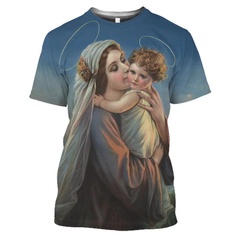 Summer Catholic Polyester O-collar loose short sleeve oversized Comfortable Top Men s 3d printed T-shirt Virgin Mary Guadalupe XXL сірий
Summer Catholic Polyester O-collar loose short sleeve oversized Comfortable Top Men s 3d printed T-shirt Virgin Mary Guadalupe XXL сірий