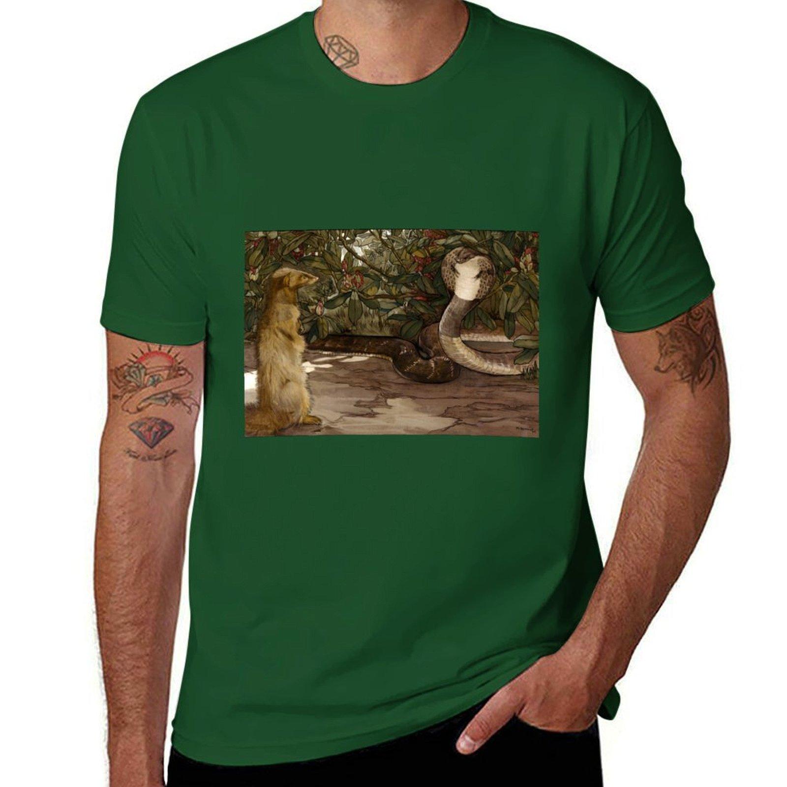 Jungle Book Rikki Tikki Tavi Detmold Brothers Tshirt graphics heavyweights vintage clothes oversized plain t shirts men 4XL
Jungle Book Rikki Tikki Tavi Detmold Brothers Tshirt graphics heavyweights vintage clothes oversized plain t shirts men 4XL