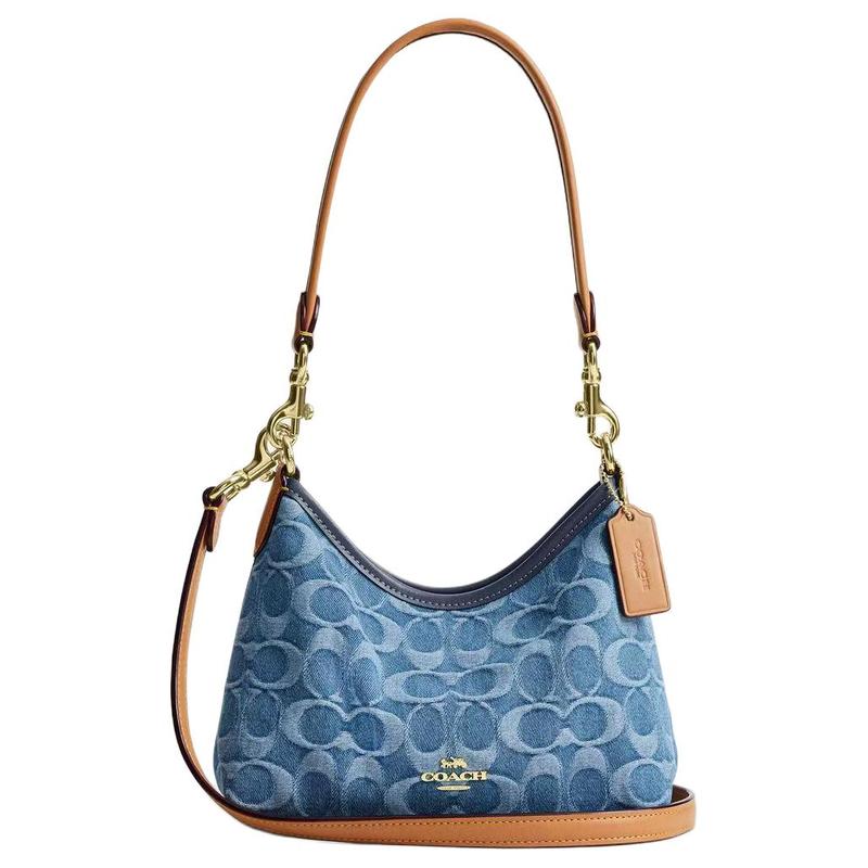 COACH Laurel 19 detachable shoulder strap with zipper closure fabric with split cowhide leather shoulder bag small women s blue синій
COACH Laurel 19 detachable shoulder strap with zipper closure fabric with split cowhide leather shoulder bag small women s blue синій