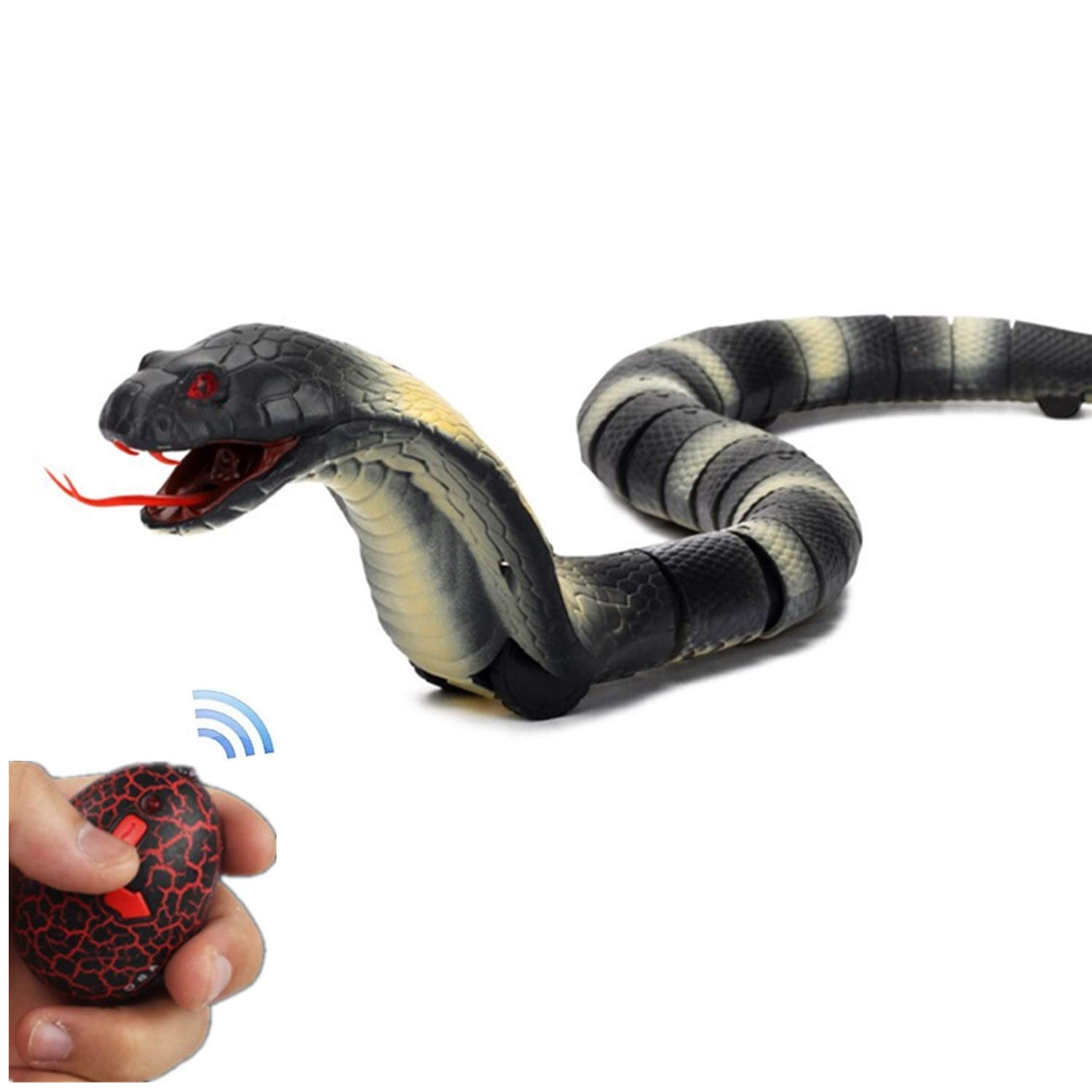 New Multifunctional Robot Snake Electric Snake Toy Robot Toy Radio Controlled Robot Simulation Animal Model Toy WEECOC. Children s (Black)
New Multifunctional Robot Snake Electric Snake Toy Robot Toy Radio Controlled Robot Simulation Animal Model Toy WEECOC. Children s (Black)