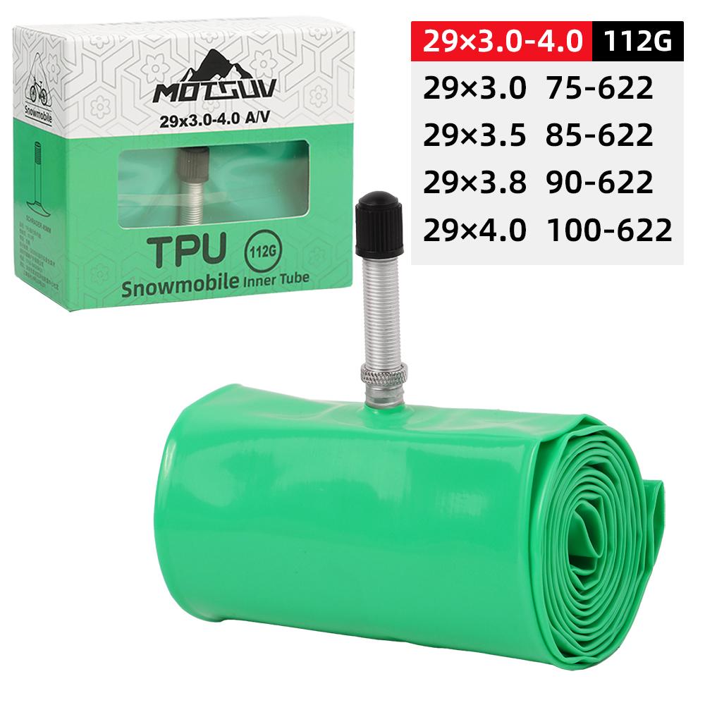 Winter Bike TPU Inner Tube Lightweight Durable Anti-Puncture Wide 26/27.5/29 Inch 3.0/4.0 Width for Snow Beach Off-Road Riding
Winter Bike TPU Inner Tube Lightweight Durable Anti-Puncture Wide 26/27.5/29 Inch 3.0/4.0 Width for Snow Beach Off-Road Riding