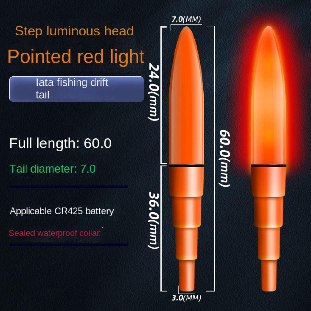 1 шт. Суперяскраве світло для рибальського поплавка, люмінесцентний поплавок для нічної риболовлі, верх, батарейка Cr425 Red light-Tip Head
1 шт. Суперяскраве світло для рибальського поплавка, люмінесцентний поплавок для нічної риболовлі, верх, батарейка Cr425 Red light-Tip Head