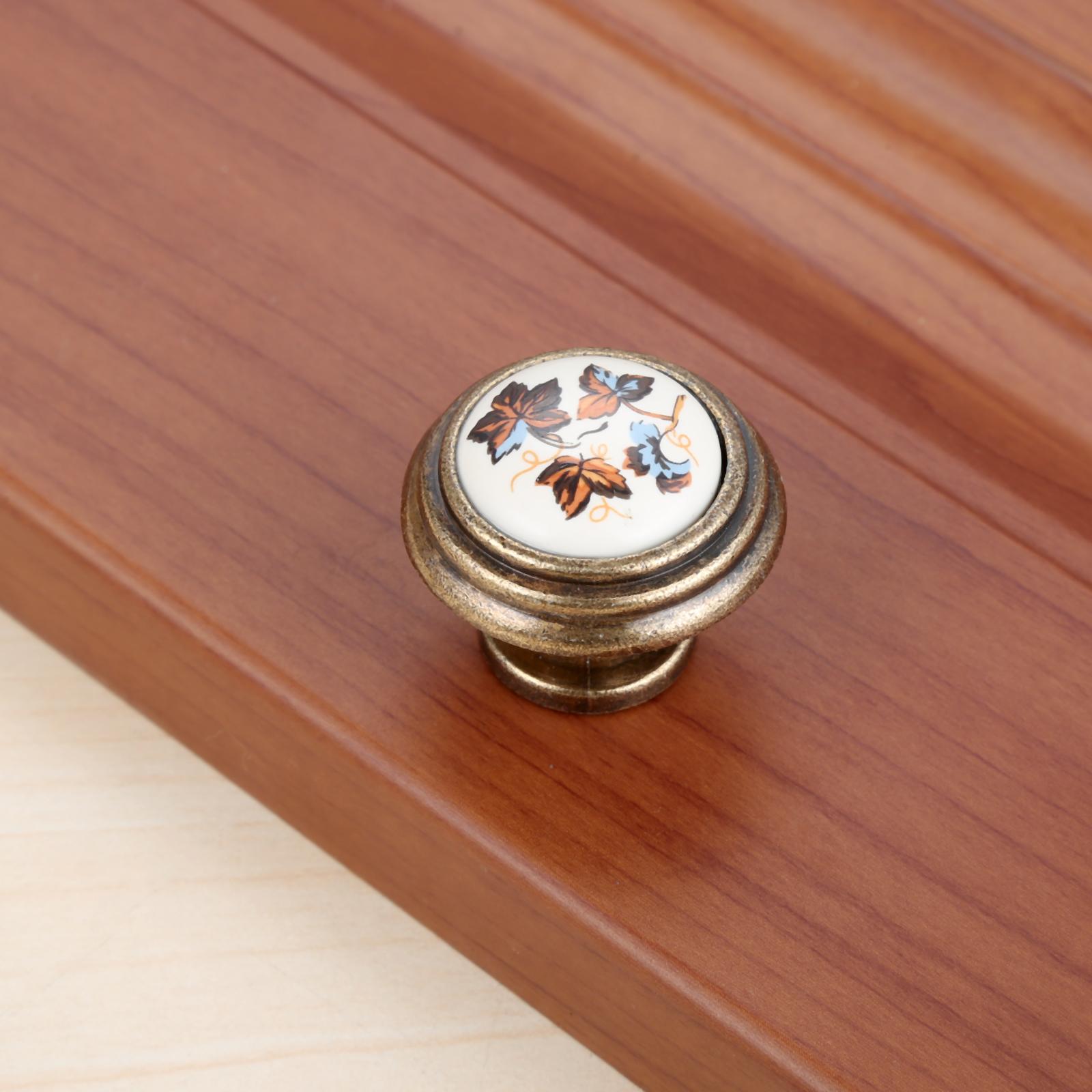DRELD Vintage Rural Ceramic Drawer Cupboard Door Furniture Handles Cabinet Handles and Knobs Dresser Kitchen Pull +M4x25mm Screw
DRELD Vintage Rural Ceramic Drawer Cupboard Door Furniture Handles Cabinet Handles and Knobs Dresser Kitchen Pull +M4x25mm Screw