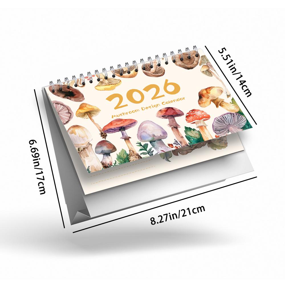 1 шт. Календарь 2026, акварельный гриб, ежемесячный график на 12 месяцев, настольный календарь, идеальный подарок на дни рождения и Рождество, Новый год
1 шт. Календарь 2026, акварельный гриб, ежемесячный график на 12 месяцев, настольный календарь, идеальный подарок на дни рождения и Рождество, Новый год