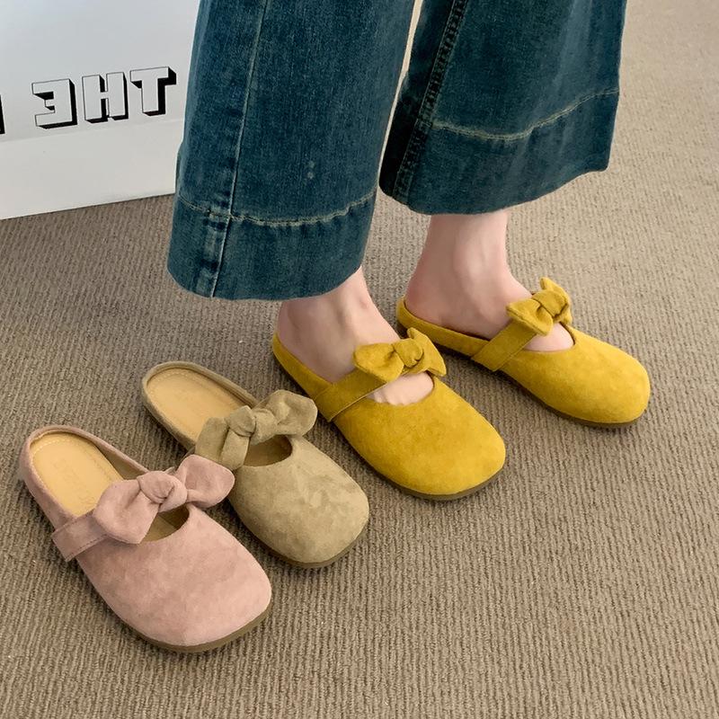 Baotou slippers round head bow new casual slippers women s flat bottom one pedal baotou half slippers soft bottom slippers 35 жёлтый
Baotou slippers round head bow new casual slippers women s flat bottom one pedal baotou half slippers soft bottom slippers 35 жёлтый