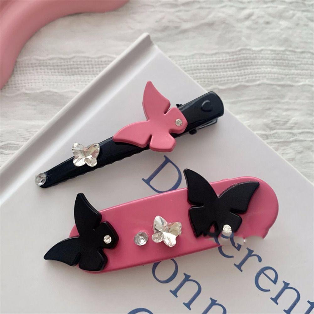 Rhinestone Butterfly Duckbill Clip Pink Color Butterfly Side Clip Cute Y2K Hair Clip Girl A
Rhinestone Butterfly Duckbill Clip Pink Color Butterfly Side Clip Cute Y2K Hair Clip Girl A