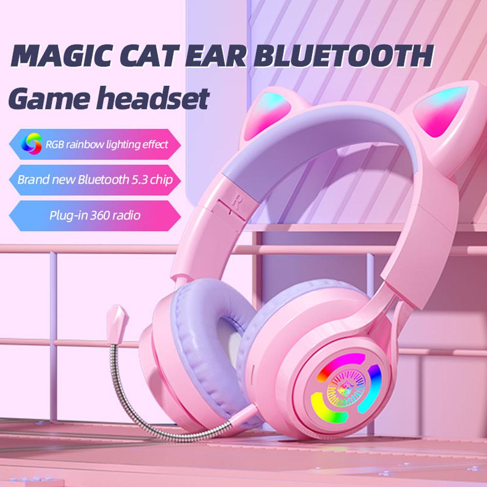 Кошачий шлем, беспроводные Bluetooth-игровые гарнитуры с микрофоном, аудиолиния 3,5 мм, Hands Free, музыкальная игровая гарнитура, вспышка, светодиодная подсветка
Кошачий шлем, беспроводные Bluetooth-игровые гарнитуры с микрофоном, аудиолиния 3,5 мм, Hands Free, музыкальная игровая гарнитура, вспышка, светодиодная подсветка