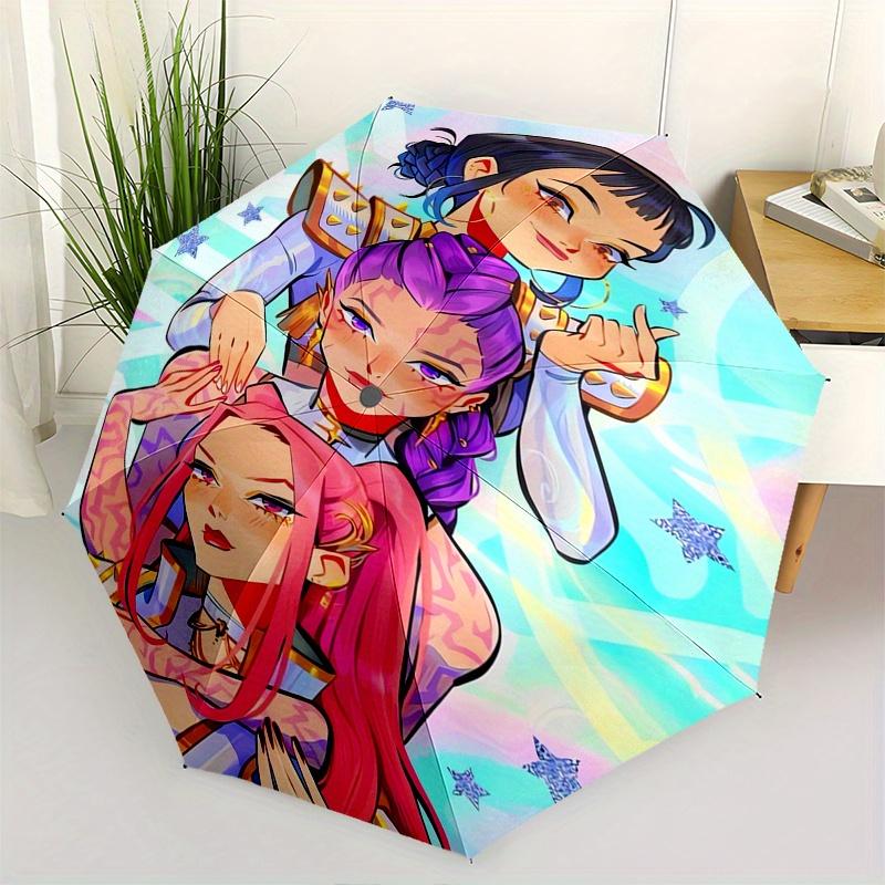 KPop Demon X Automatic opening and closing folding umbrella with 8 rib frame and compact travel design, perfect for all occasions | Stylish
KPop Demon X Automatic opening and closing folding umbrella with 8 rib frame and compact travel design, perfect for all occasions | Stylish