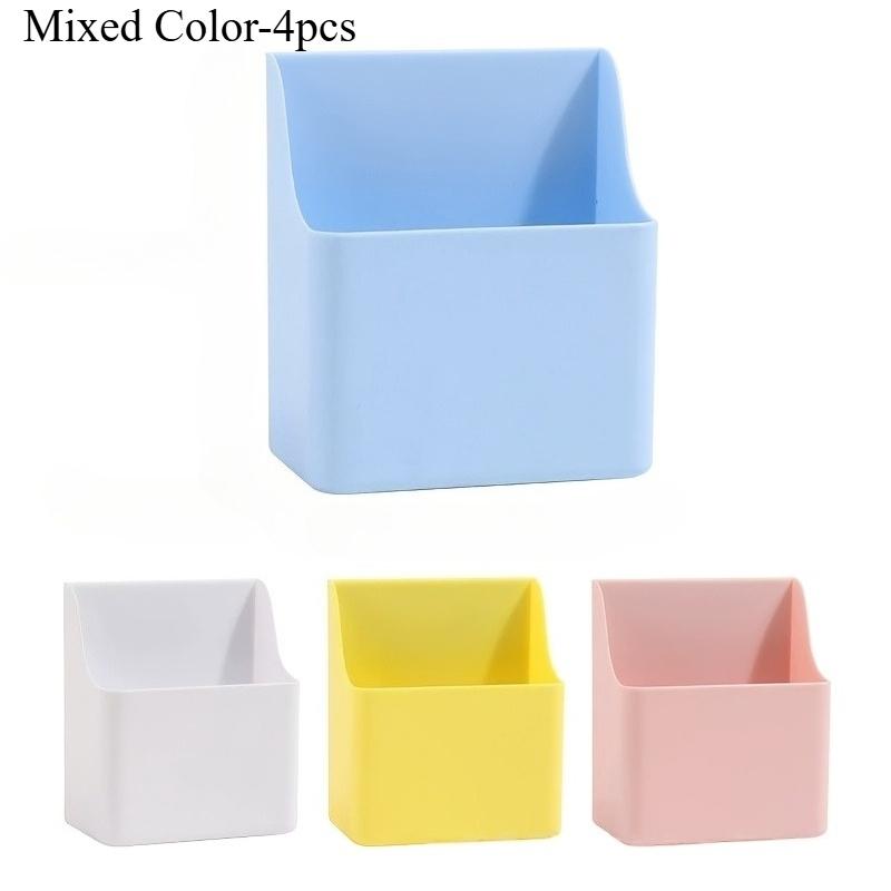 4pcs Plastic Magnetic Marker Storage Boxes Strong Magnet Pen Holder for Dry Erase Board Refrigerator Locker Desk Accessories
4pcs Plastic Magnetic Marker Storage Boxes Strong Magnet Pen Holder for Dry Erase Board Refrigerator Locker Desk Accessories