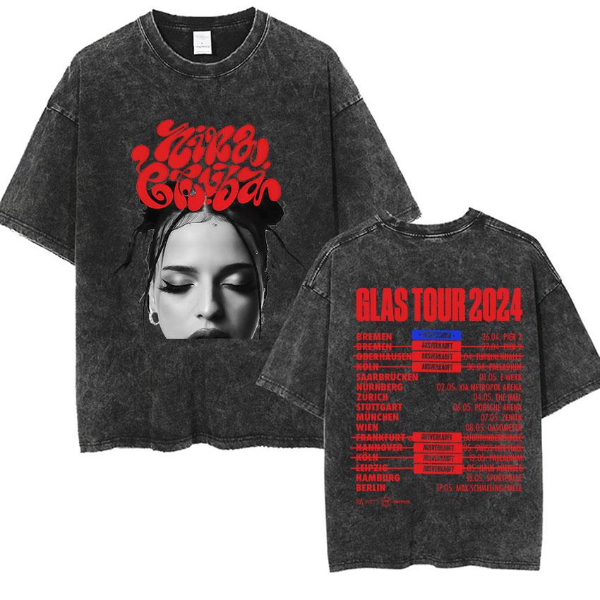 Nina Chuba New Album Retro Washed T Shirts Men Women Hip Hop Aesthetic High Quality Tshirt Summer Cotton Oversized TShirt S
Nina Chuba New Album Retro Washed T Shirts Men Women Hip Hop Aesthetic High Quality Tshirt Summer Cotton Oversized TShirt S