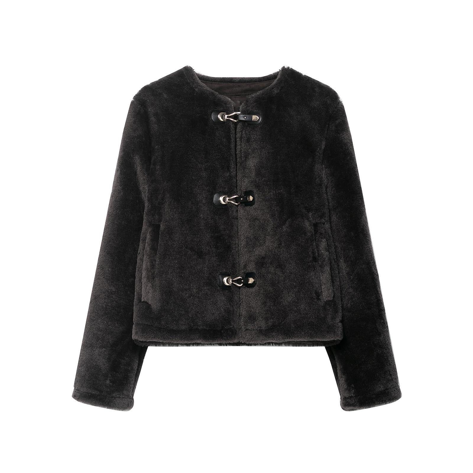 Жіноча модна двостороння куртка з довгими рукавами та вузлом з мотузки M чорний
Жіноча модна двостороння куртка з довгими рукавами та вузлом з мотузки M чорний
