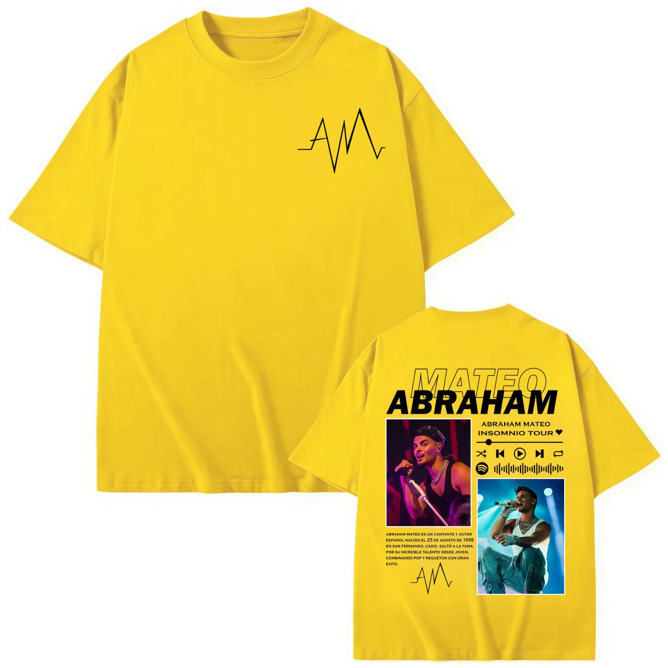 Abraham Mateo Insomnio Tour T-shirt Men s Women s Fashion Hip Hop Short Sleeve T-shirts Summer Loose Cotton T-shirt 3XL
Abraham Mateo Insomnio Tour T-shirt Men s Women s Fashion Hip Hop Short Sleeve T-shirts Summer Loose Cotton T-shirt 3XL