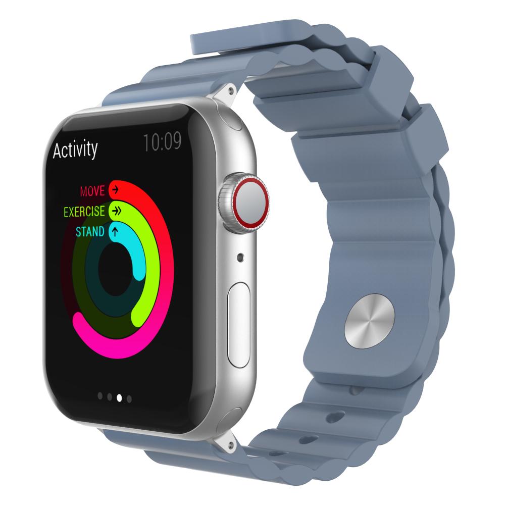 AHASTYLE WA02 Silicone Strap for Apple Watch Ultra 49mm/Series 8 7 45mm/Series 6 5 4 SE (2022) Series 44mm/SE 3 2 1 42mm Waterproof Watch Band Grey Blue
AHASTYLE WA02 Silicone Strap for Apple Watch Ultra 49mm/Series 8 7 45mm/Series 6 5 4 SE (2022) Series 44mm/SE 3 2 1 42mm Waterproof Watch Band Grey Blue