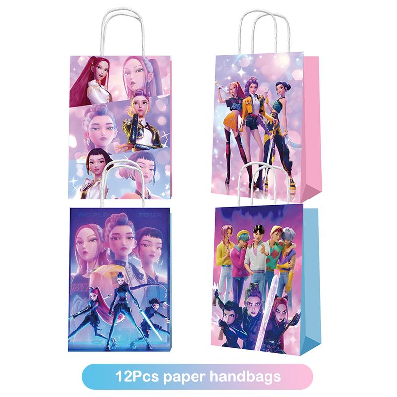Набір подарункових пакетів Kpop на тему Мисливців на демонів, 12 шт., Аніме, для дитячої вечірки з нагоди дня народження, пакет для пакування печива та цукерок, приладдя для зберігання подарунків
Набір подарункових пакетів Kpop на тему Мисливців на демонів, 12 шт., Аніме, для дитячої вечірки з нагоди дня народження, пакет для пакування печива та цукерок, приладдя для зберігання подарунків
