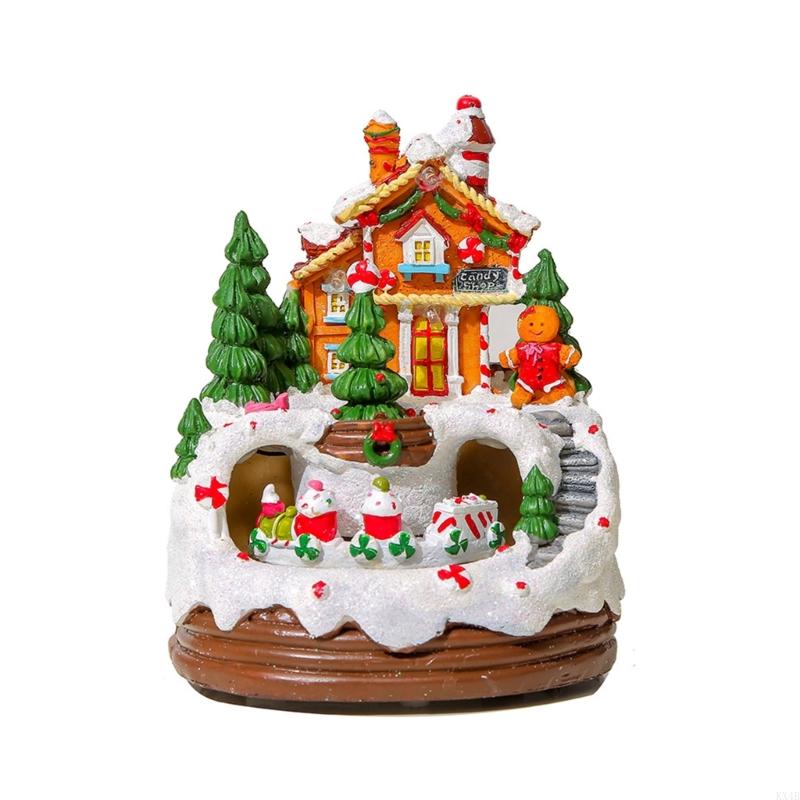 KX4B Christmas Snow House with Light & Music Creative Ornament Decor Landscape House China Mainland
KX4B Christmas Snow House with Light & Music Creative Ornament Decor Landscape House China Mainland