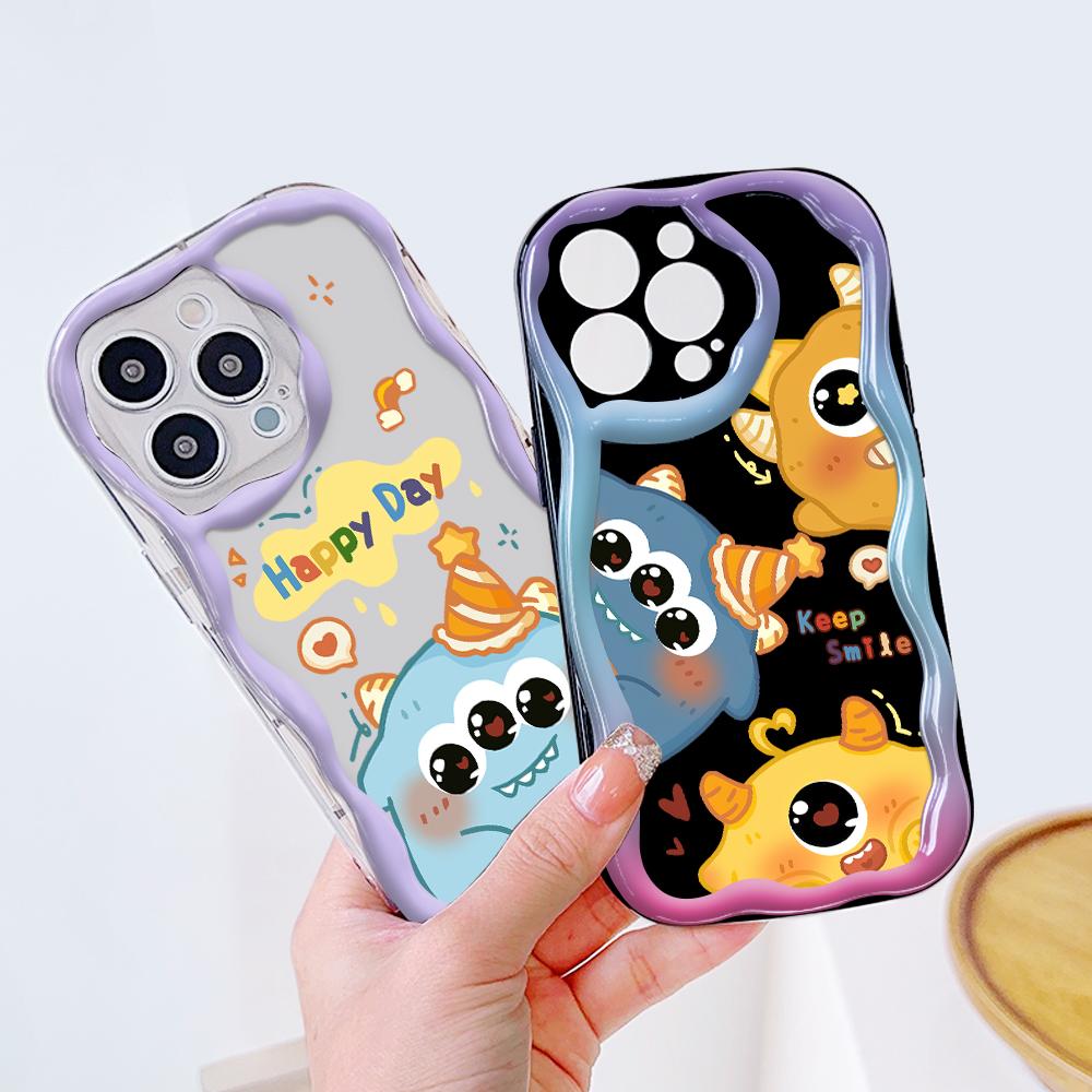Cute Cartoon Pattern Cream Texture Casing Wavy Edge Soft Silicone Cover Phone Case for Samsung
Cute Cartoon Pattern Cream Texture Casing Wavy Edge Soft Silicone Cover Phone Case for Samsung