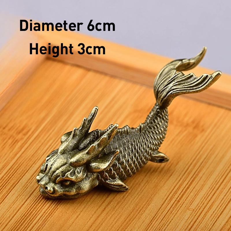 Creative Alloy Small Dragon Carp Shape Ornament, Micro Landscape Tea Pet Indoor Desktop Decoration Metal Crafts Accessories, 1Pc
Creative Alloy Small Dragon Carp Shape Ornament, Micro Landscape Tea Pet Indoor Desktop Decoration Metal Crafts Accessories, 1Pc