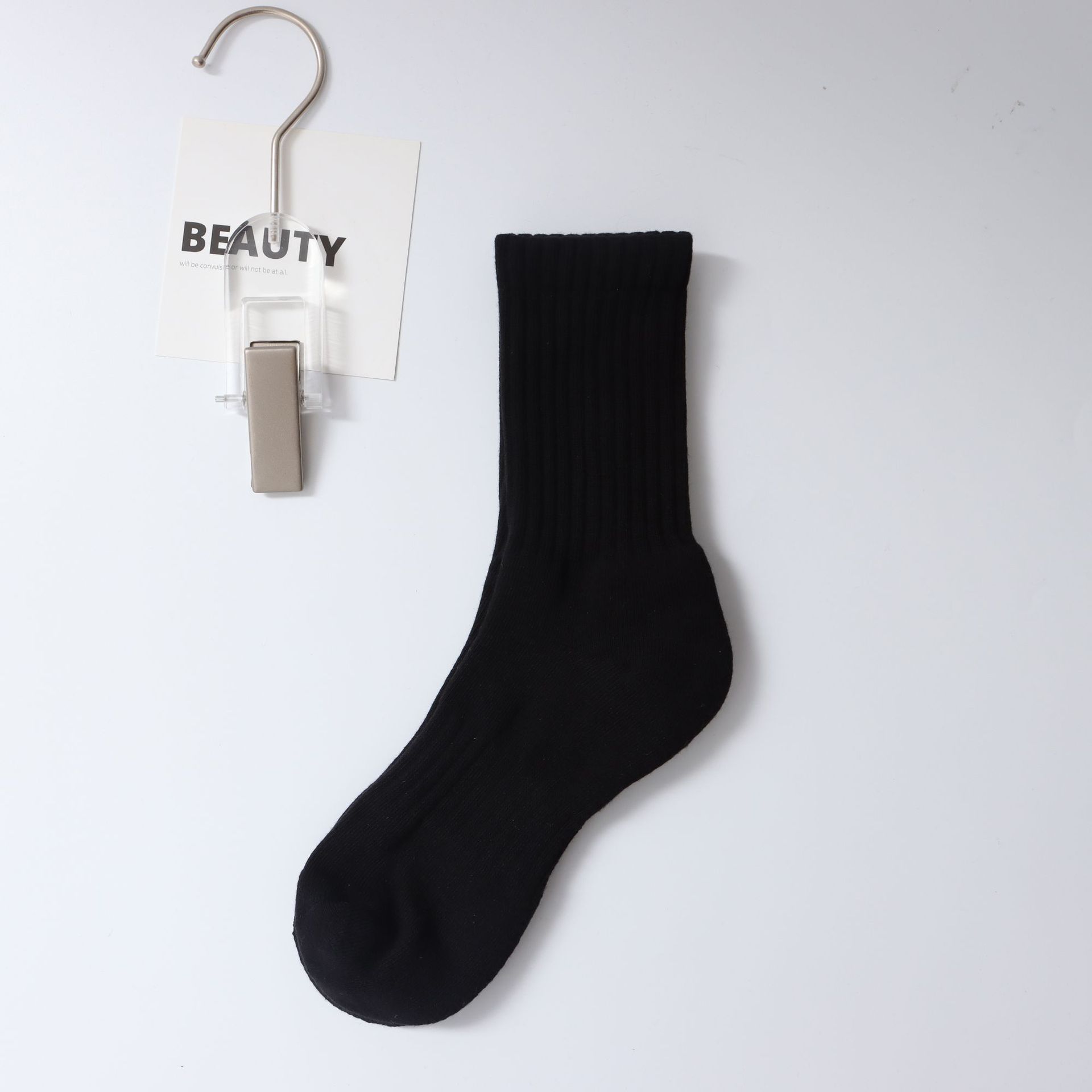 Solid Color Towel Bottom Socks Black And White Medium Tube Socks Simple Versatile Sports Basketball Stockings Cotton Socks One size fits all чорний
Solid Color Towel Bottom Socks Black And White Medium Tube Socks Simple Versatile Sports Basketball Stockings Cotton Socks One size fits all чорний