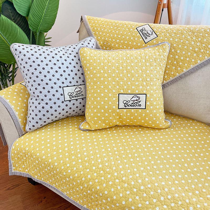 Новый продукт, хлопковая ткань, противоскользящая подушка для дивана в горошек, простая хлопковая подушка для сиденья, универсальное диванное полотенце для всех сезонов 70*70cm
Новый продукт, хлопковая ткань, противоскользящая подушка для дивана в горошек, простая хлопковая подушка для сиденья, универсальное диванное полотенце для всех сезонов 70*70cm