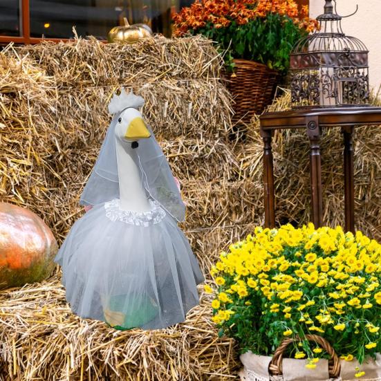 Yousheng White Wedding Porch Goose Clothes Easy to Wear Festival Goose Attire Garden Decor Porch Goose Outfit белый
Yousheng White Wedding Porch Goose Clothes Easy to Wear Festival Goose Attire Garden Decor Porch Goose Outfit белый