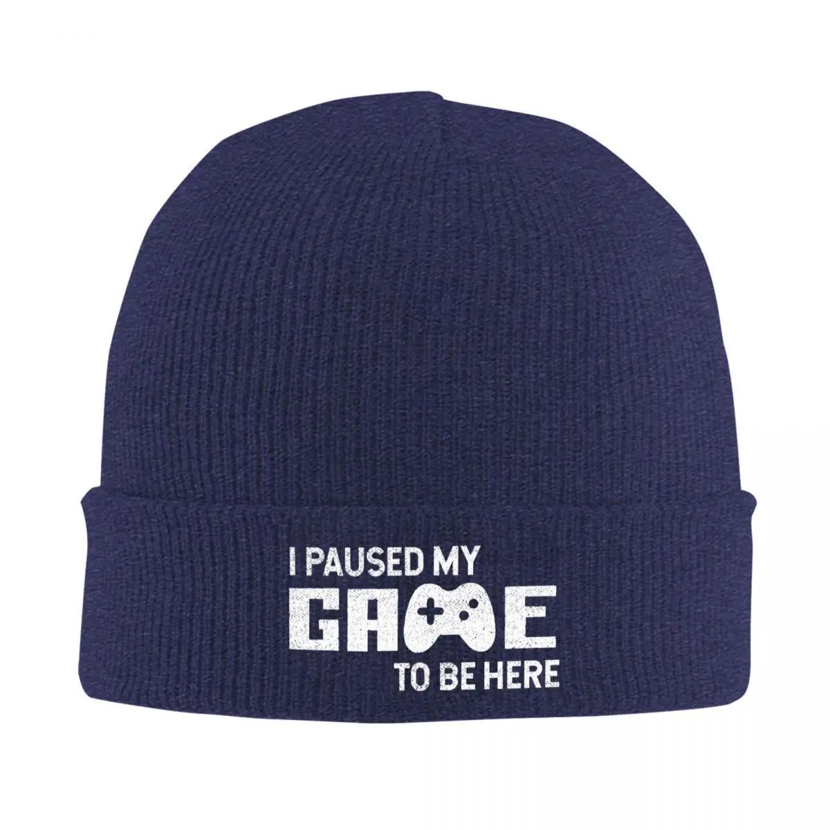 New I Paused My Game To Be Here Knitted Hat Womens Unisexs Beanies Autumn Winter Hat Acrylic Retro Arcade Gaming Casual Cap
New I Paused My Game To Be Here Knitted Hat Womens Unisexs Beanies Autumn Winter Hat Acrylic Retro Arcade Gaming Casual Cap