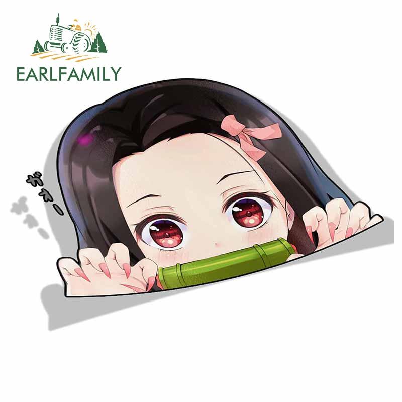 EARLFAMILY Мультяшная автомобильная наклейка для Nezuko Kamado Demon Slayer Peeker Big Head Аниме Виниловое заднее лобовое стекло Багажник Наклейки
EARLFAMILY Мультяшная автомобильная наклейка для Nezuko Kamado Demon Slayer Peeker Big Head Аниме Виниловое заднее лобовое стекло Багажник Наклейки