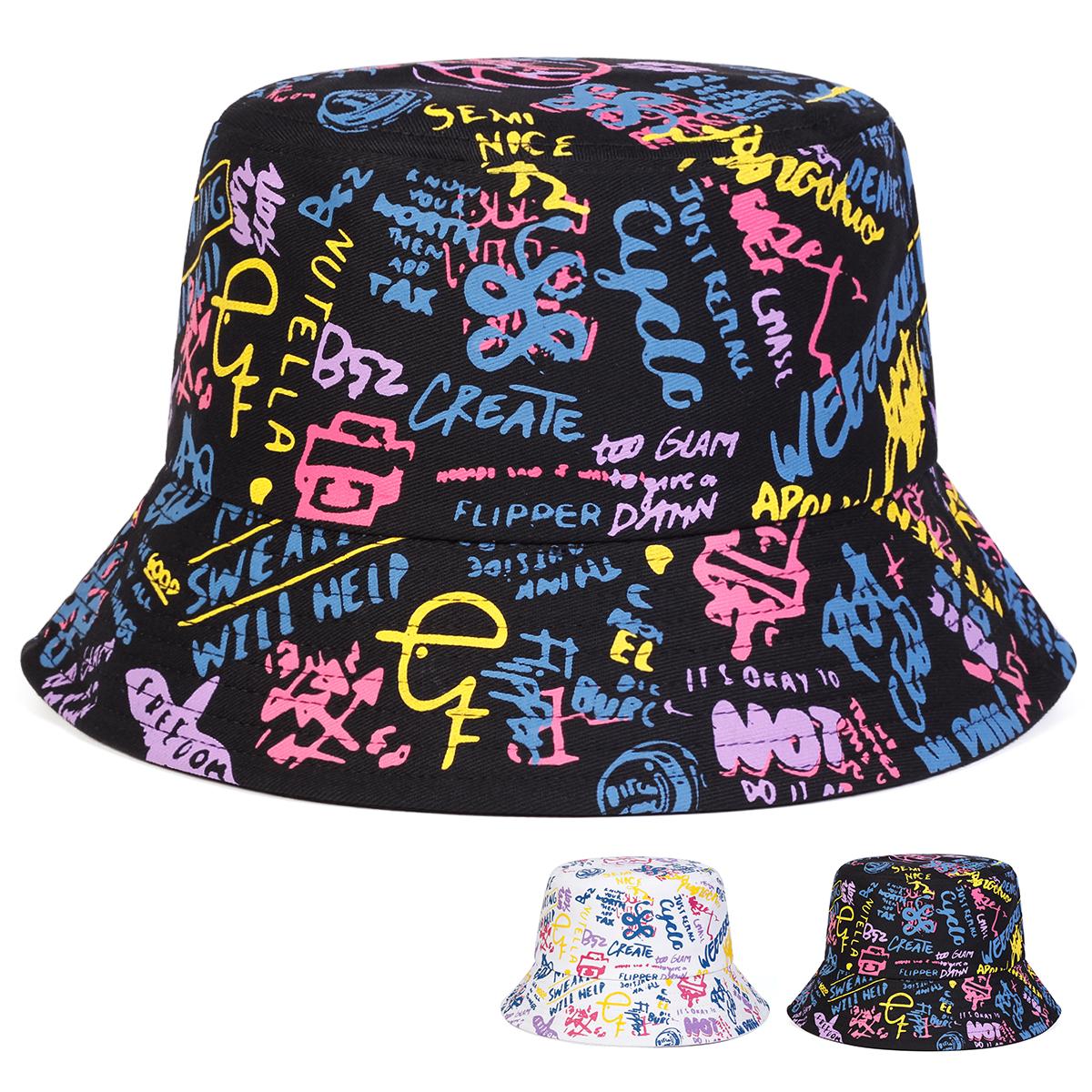 Unisex 88 Letter Graffiti Print Personality Bucket Hats Fishermen Caps Outdoor Casual Cap Sunscreen Hat чорний
Unisex 88 Letter Graffiti Print Personality Bucket Hats Fishermen Caps Outdoor Casual Cap Sunscreen Hat чорний