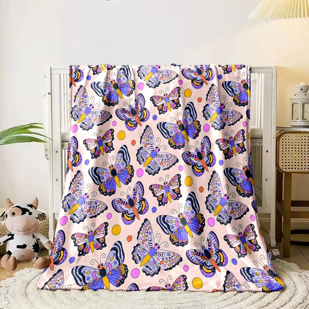 1PC Colorful Butterfly Printed Blanket Children Adult Soft and Warm Bedding for Sofa Outdoor Travel Cover Blanket Luxury Gift 75x90cm
1PC Colorful Butterfly Printed Blanket Children Adult Soft and Warm Bedding for Sofa Outdoor Travel Cover Blanket Luxury Gift 75x90cm