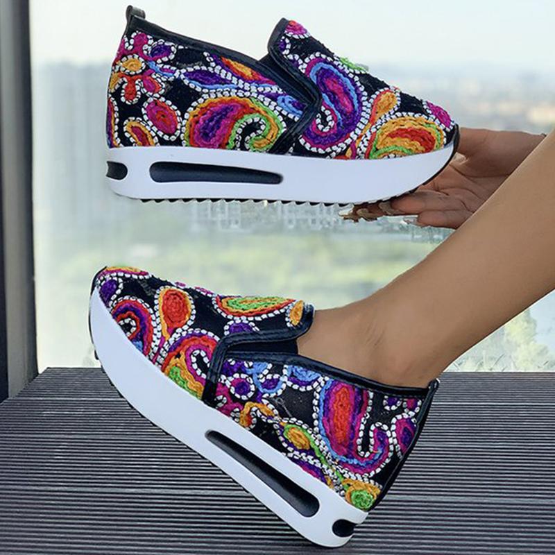 Fashion Fashion Mix Color Embroider Sports Shoes Women 2025 Breathable Mesh Platform Sneakers for Woman Wear Resistant Shoes Female 35 чорний
Fashion Fashion Mix Color Embroider Sports Shoes Women 2025 Breathable Mesh Platform Sneakers for Woman Wear Resistant Shoes Female 35 чорний