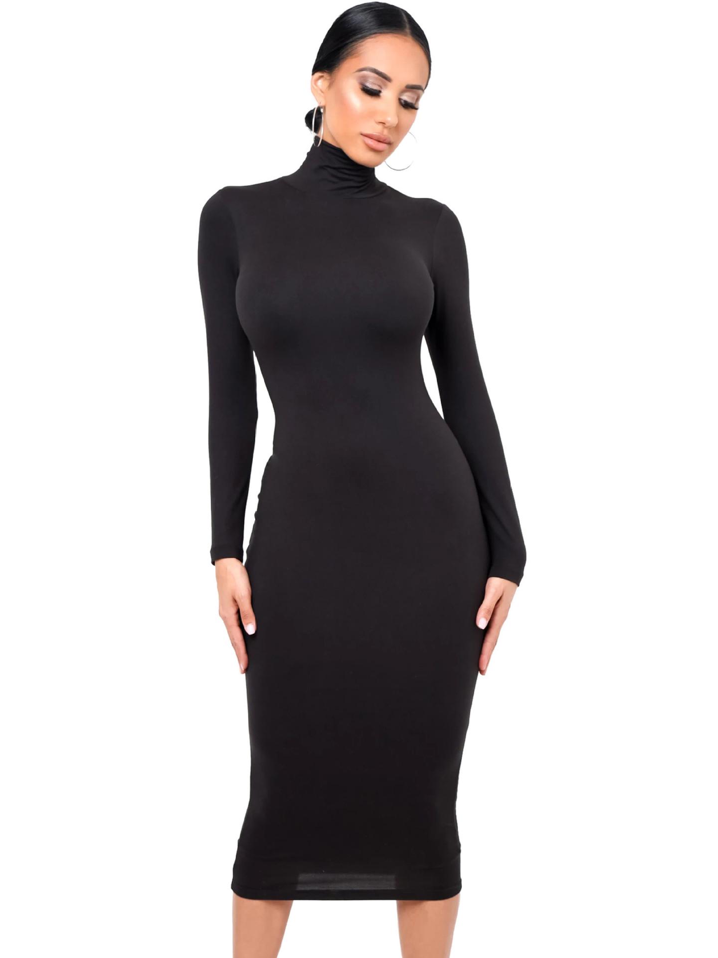 Autumn/Winter High Neck Fleece Dress - Sexy, Slim Fit, Hip Wrap Design Medium чёрный
Autumn/Winter High Neck Fleece Dress - Sexy, Slim Fit, Hip Wrap Design Medium чёрный