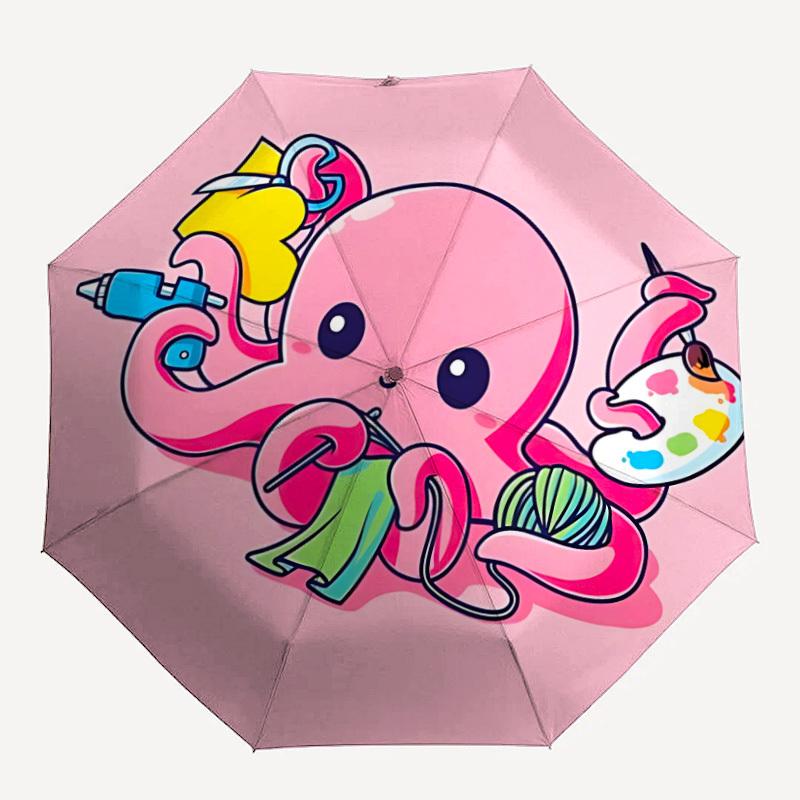 1pc Octopus Fashionable Automatic Opening/Closing Folding Umbrella with 8 Bones, Windproof Portable, Daily Use092
1pc Octopus Fashionable Automatic Opening/Closing Folding Umbrella with 8 Bones, Windproof Portable, Daily Use092