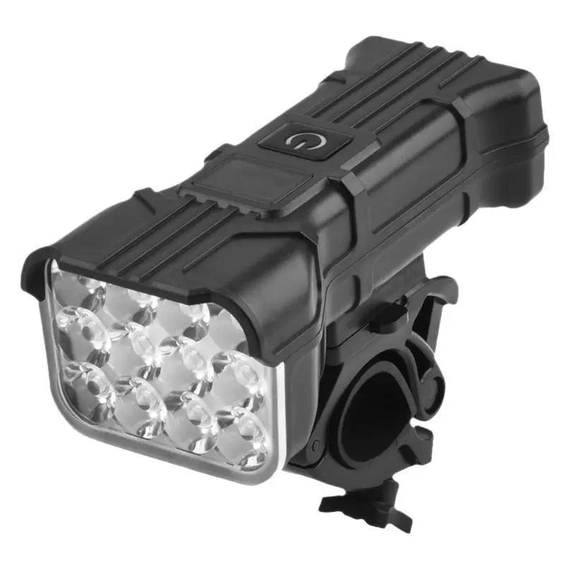Luz delantera para bicicleta con bocina 12 LED recargable USB y pantalla digital de advertencia
Luz delantera para bicicleta con bocina 12 LED recargable USB y pantalla digital de advertencia