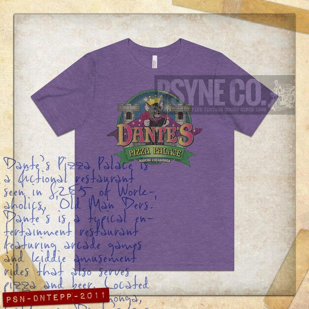 Dante’s Pizza Palace 2011 Vintage Men s T shirt XL
Dante’s Pizza Palace 2011 Vintage Men s T shirt XL