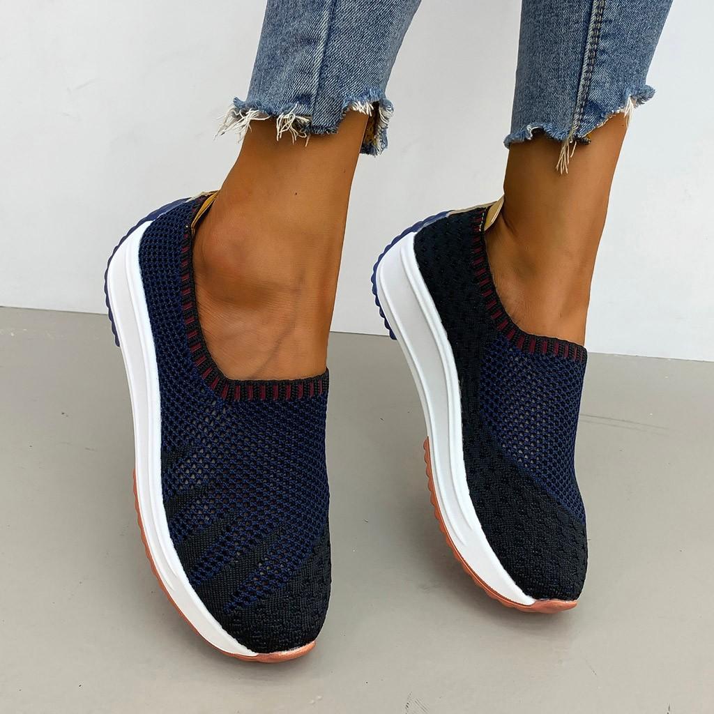 Sagit Модная женская повседневная спортивная обувь без шнуровки с сеткой, дышащая обувь для бега
Sagit Модная женская повседневная спортивная обувь без шнуровки с сеткой, дышащая обувь для бега