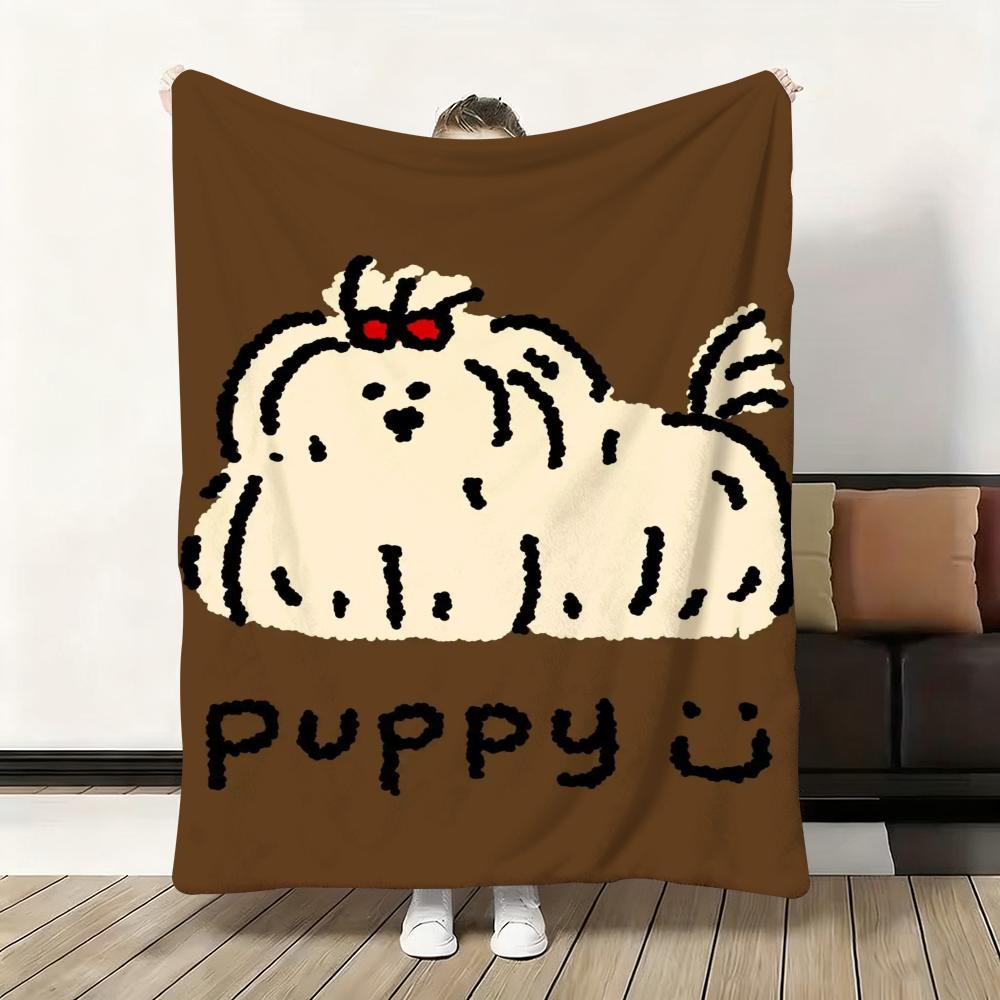 Cute And Warm Caramel Puppy Throw Thick Flannel Blanket Lightweight Warm Cozy Skin-Friendly Throw for Sofa Bed Office Winter Use 75x90cm
Cute And Warm Caramel Puppy Throw Thick Flannel Blanket Lightweight Warm Cozy Skin-Friendly Throw for Sofa Bed Office Winter Use 75x90cm