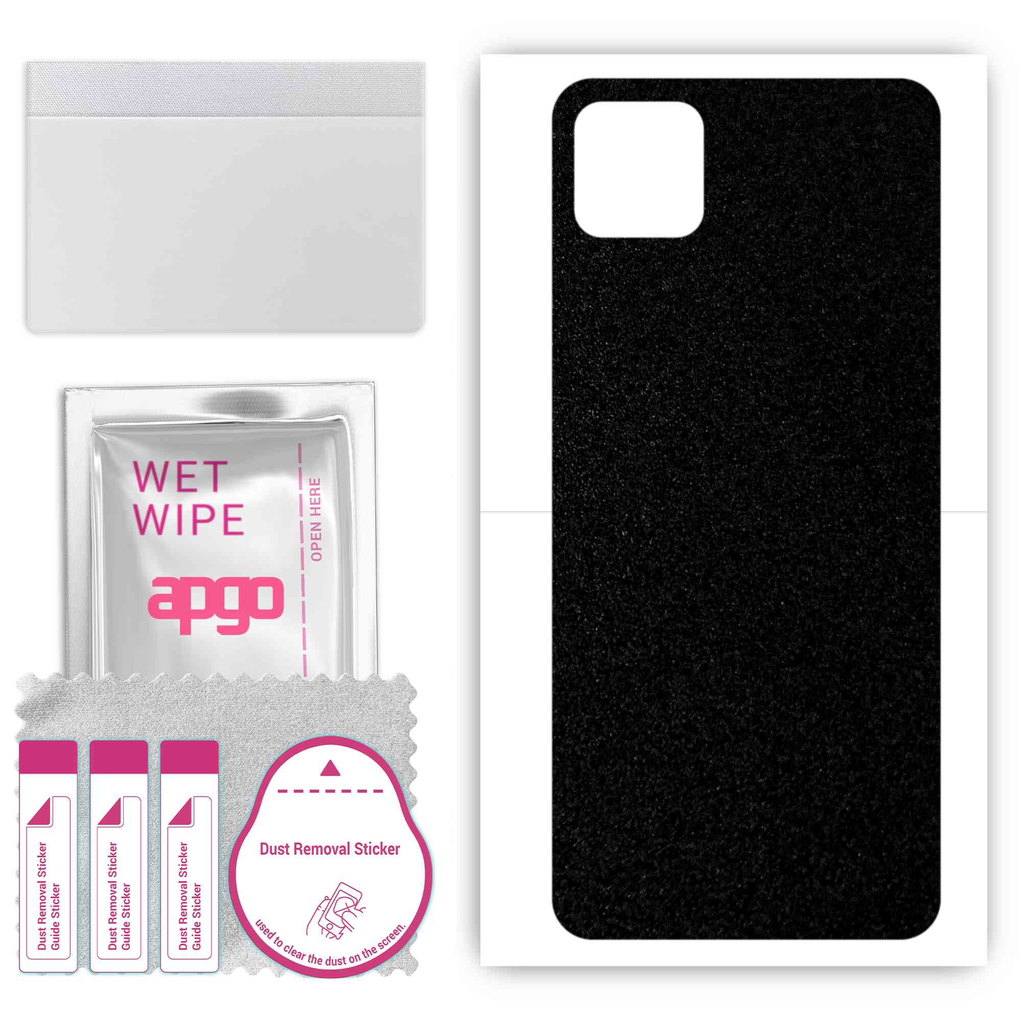 apgo Protective Skin Sticker for the back compatible with Wiko T3, Wrap Film, Foil, Vinyl - Pattern Matte Black
apgo Protective Skin Sticker for the back compatible with Wiko T3, Wrap Film, Foil, Vinyl - Pattern Matte Black