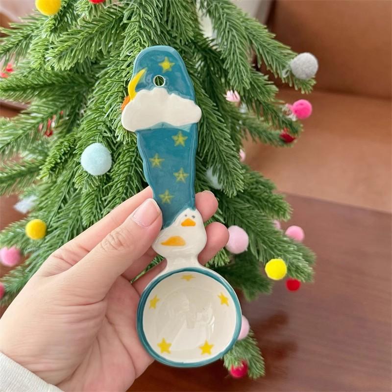 Cute Hand-Painted Ceramic Spoon Soup Kawaii Ramen Ice Cream Yogurt Oatmeal Dessert Spoon Kitchen Tableware Accessories Gift
Cute Hand-Painted Ceramic Spoon Soup Kawaii Ramen Ice Cream Yogurt Oatmeal Dessert Spoon Kitchen Tableware Accessories Gift