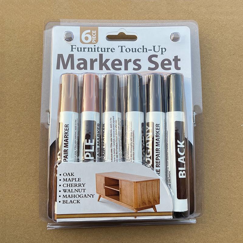 Waterproof Wood Touch-Up Marker Set for Scratch and Fade Repair
Waterproof Wood Touch-Up Marker Set for Scratch and Fade Repair