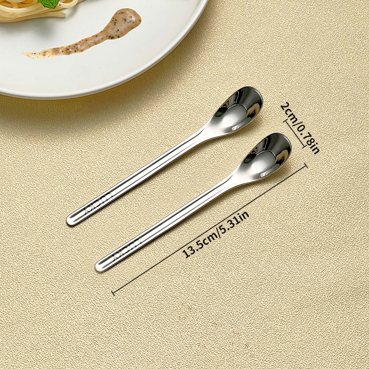2/3PCS Long Handle Stirring Spoon Reusable 304 Stainless Steel Iced Teaspoon Ice Cream Dessert Spoon Dishwasher Safe Tableware
2/3PCS Long Handle Stirring Spoon Reusable 304 Stainless Steel Iced Teaspoon Ice Cream Dessert Spoon Dishwasher Safe Tableware