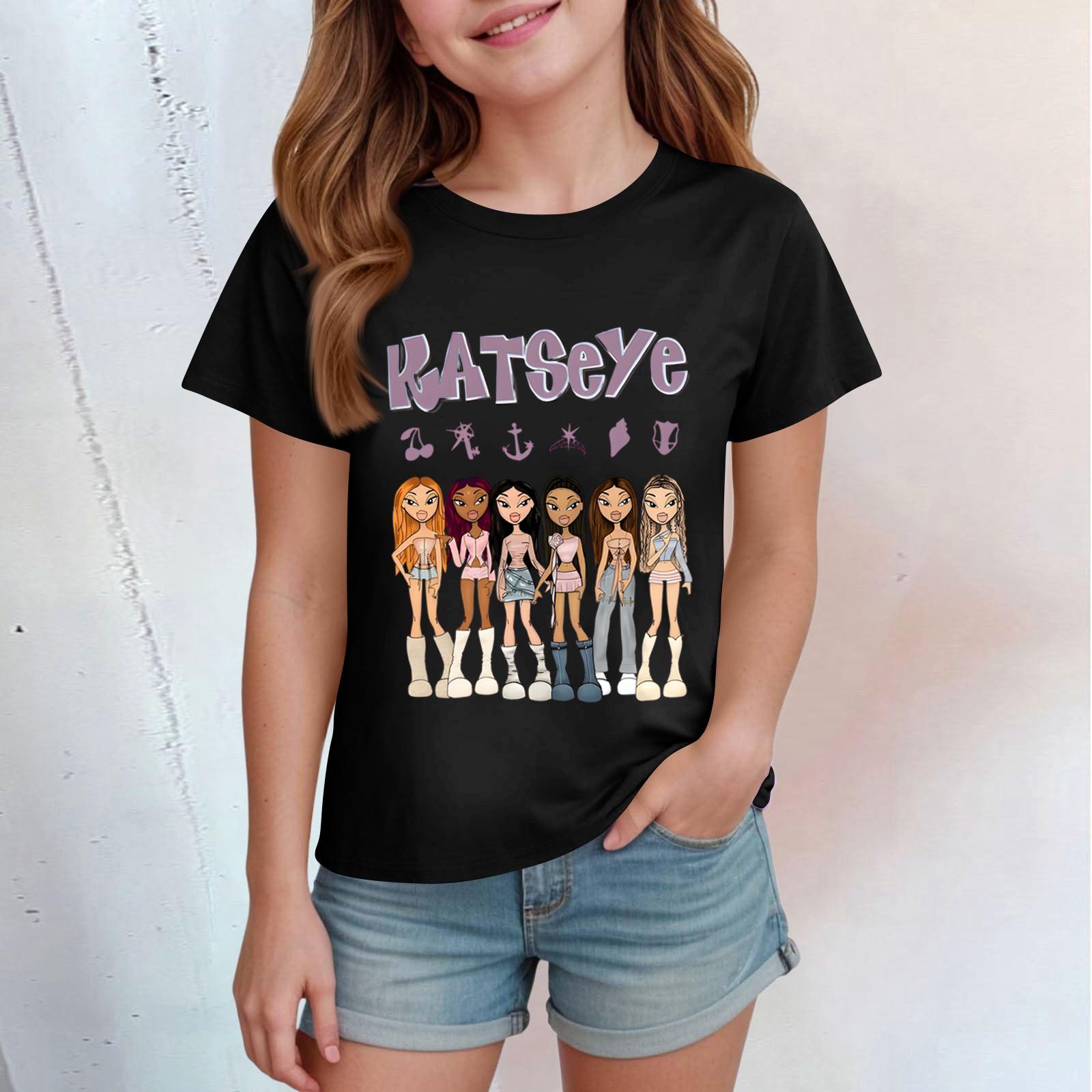Kids Graphic T Shirt Short Sleeve Casual Top Boys Girls Crew Neck Cotton Blend Summer Tee for Children 100 чёрный
Kids Graphic T Shirt Short Sleeve Casual Top Boys Girls Crew Neck Cotton Blend Summer Tee for Children 100 чёрный